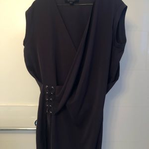 All Saints Charcoal Silk dress size 2